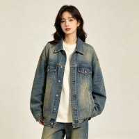 Retro Washed Denim Jacket