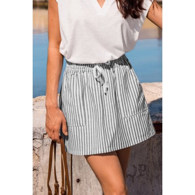 Sweet on You Striped Mini Skirt