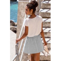 Sweet on You Striped Mini Skirt