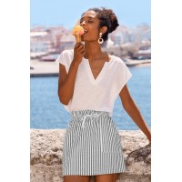 Sweet on You Striped Mini Skirt