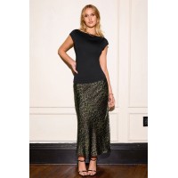 Leopard Print High Waist Skirt