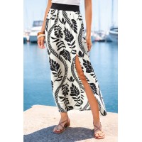 Sunset Flight Tropical Maxi Skirt