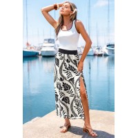 Sunset Flight Tropical Maxi Skirt