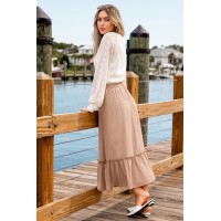 Dried Rose Pink Maxi Skirt Dried Rose Pink Maxi Skirt