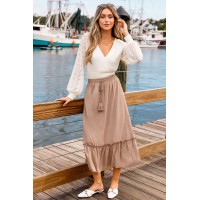 Dried Rose Pink Maxi Skirt Dried Rose Pink Maxi Skirt