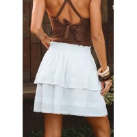 Apple Blossom White Mini Skirt Apple Blossom White Mini Skirt