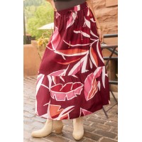 Meadow Walk Tropical Maxi Skirt