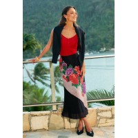 Literally Me Floral Maxi Skirt