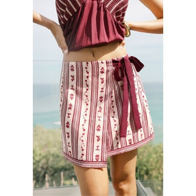 Postcard Perfect Floral Mini Skirt