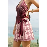 Postcard Perfect Floral Mini Skirt
