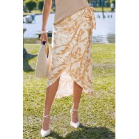 Tulum Heat Paisley Midi Skirt