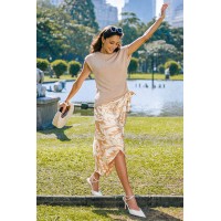Tulum Heat Paisley Midi Skirt