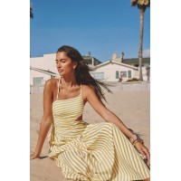Good as Gold Striped Maxi Dress Good as Gold Striped Maxi Dress