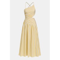 Good as Gold Striped Maxi Dress Good as Gold Striped Maxi Dress