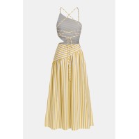Good as Gold Striped Maxi Dress Good as Gold Striped Maxi Dress