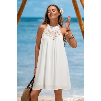 Happy Medium White Mini Dress