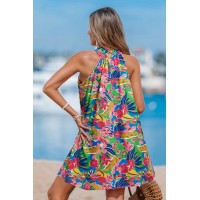 High Energy Tropical Mini Dress