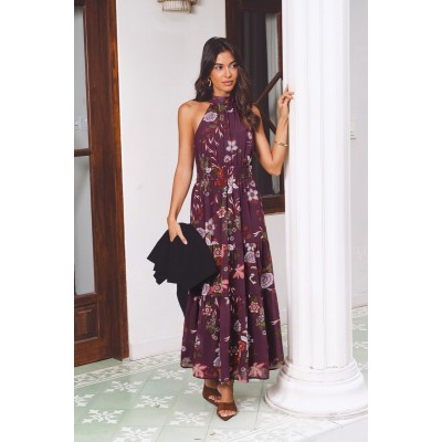 Honeyed Floral Maxi Dress