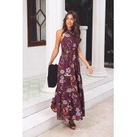 Honeyed Floral Maxi Dress