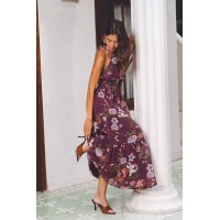Honeyed Floral Maxi Dress