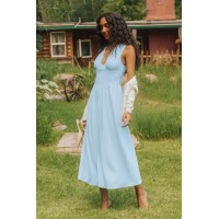 Little Hideaway Blue Maxi Dress