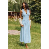 Little Hideaway Blue Maxi Dress