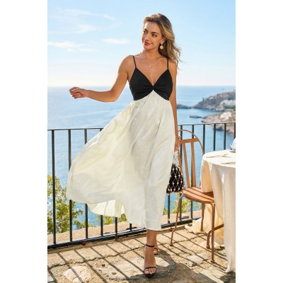 Matinée Two-Toned Maxi Dress