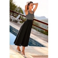 Mixed Feelings Striped Maxi Dress
