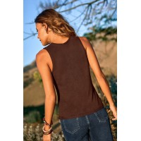 Beach Read Brown Top Beach Read Brown Top