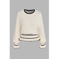 Spin Around Cream Sweater