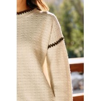 Looking Good Beige Sweater Looking Good Beige Sweater