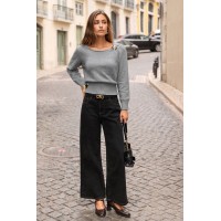 Something About You Grey Sweater