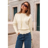 Vanilla Sky Beige Sweater