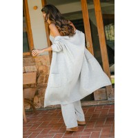 Better in Layers Grey Cardigan
