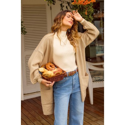 Easy Day Khaki Cardigan