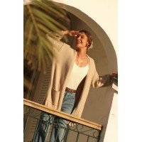 Easy Day Khaki Cardigan Easy Day Khaki Cardigan