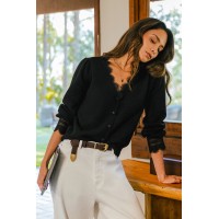 Midnight Romance Black Cardigan