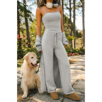 Better in Layers Grey Knit Pants