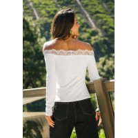 Heart on Your Sleeve White Top Heart on Your Sleeve White Top