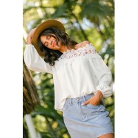 Honey Rose White Top Honey Rose White Top